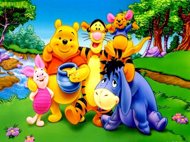 Disney Summertime Winnie the Pooh and Friends Wallpaper - Wallpaper of the heroes from the animated movie, created by Walt Disney, Winnie the Pooh with pot of honey and his friends Tiger, Eeyore, Piglet and the playful Roo, together during the summertime. - , Disney, summertime, Winnie, Pooh, friends, friend, wallpaper, wallpapers, cartoon, cartoons, nature, natures, place, places, holidays, holiday, season, seasons, vacation, vacations, heroes, hero, animated, movie, movies, Walt, pot, pots, honey, Tiger, tigers, Eeyore, Piglet, piglets, playful, Roo, together - Wallpaper of the heroes from the animated movie, created by Walt Disney, Winnie the Pooh with pot of honey and his friends Tiger, Eeyore, Piglet and the playful Roo, together during the summertime. Solve free online Disney Summertime Winnie the Pooh and Friends Wallpaper puzzle games or send Disney Summertime Winnie the Pooh and Friends Wallpaper puzzle game greeting ecards  from puzzles-games.eu.. Disney Summertime Winnie the Pooh and Friends Wallpaper puzzle, puzzles, puzzles games, puzzles-games.eu, puzzle games, online puzzle games, free puzzle games, free online puzzle games, Disney Summertime Winnie the Pooh and Friends Wallpaper free puzzle game, Disney Summertime Winnie the Pooh and Friends Wallpaper online puzzle game, jigsaw puzzles, Disney Summertime Winnie the Pooh and Friends Wallpaper jigsaw puzzle, jigsaw puzzle games, jigsaw puzzles games, Disney Summertime Winnie the Pooh and Friends Wallpaper puzzle game ecard, puzzles games ecards, Disney Summertime Winnie the Pooh and Friends Wallpaper puzzle game greeting ecard