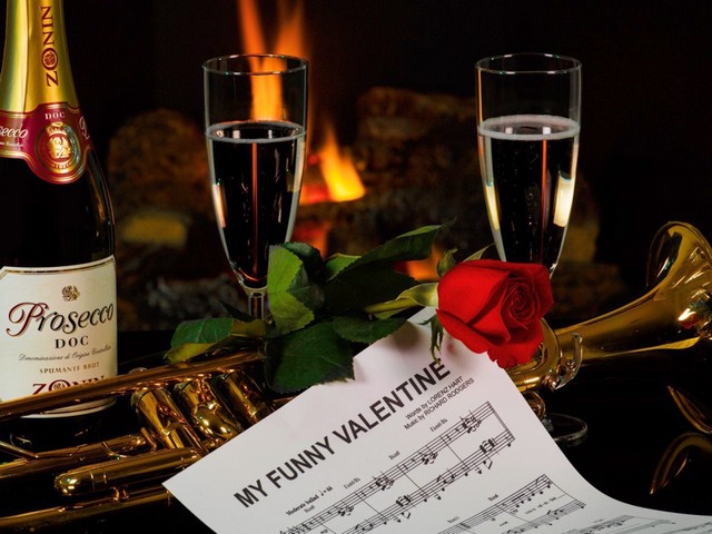 Valentines Day Romantic Music and Wine Wallpaper - Wallpaper for Valentines Day, depicting a musical score of 'My Funny Valentine' and bottle of Prosecco DOC Spumante, on background of burning fireplace, for the lovers of romantic music and an Italian white wine. <br />
Prosecco DOC Spumante is a popular sparkling wine, made from Glera grapes, using the Charmat-Martinotti method, in which the secondary fermentation takes place in stainless steel tanks, making the wine a less expensive substitute for the Champagne.<br />
'My Funny Valentine' is a show tune from the 1937, by the American composer Richard Rodgers (1902-1979) and the lyricists Lorenz Hart (1895-1943) and Oscar Hammerstein II, which became a popular classic jazz standard , appearing on over 1300 albums, recorded by over 600 performers, as  Frank Sinatra (1954), Chet Baker (1955), Ella Fitzgerald (1956), Miles Davis (1964), Chris Botti (2003). - , Valentines, Day, romantic, music, wine, wallpaper, wallpapers, cartoon, cartoons, holiday, holidays, feast, musical, score, scores, funny, Valentine, bottle, bottles, Prosecco, Spumante, background, backgrounds, fireplace, fireplaces, lovers, lover, Italian, white, popular, sparkling, Glera, grapes, grape, Charmat, Martinotti, method, methods, fermentation, stainless, steel, tanks, tank, expensive, substitute, Champagne, show, tune, tunes, 1937, American, composer, composers, Richard, Rodgers, 1902, 1979, lyricists, lyricist, Lorenz, Hart, 1895, 1943, Oscar, Hammerstein, popular, classic, jazz, standard, albums, album, performers, performer, Frank, Sinatra, 1954, Chet, Baker, 1955, Ella, Fitzgerald, 1956, Miles, Davis, 1964, Chris, Botti, 2003 - Wallpaper for Valentines Day, depicting a musical score of 'My Funny Valentine' and bottle of Prosecco DOC Spumante, on background of burning fireplace, for the lovers of romantic music and an Italian white wine. <br />
Prosecco DOC Spumante is a popular sparkling wine, made from Glera grapes, using the Charmat-Martinotti method, in which the secondary fermentation takes place in stainless steel tanks, making the wine a less expensive substitute for the Champagne.<br />
'My Funny Valentine' is a show tune from the 1937, by the American composer Richard Rodgers (1902-1979) and the lyricists Lorenz Hart (1895-1943) and Oscar Hammerstein II, which became a popular classic jazz standard , appearing on over 1300 albums, recorded by over 600 performers, as  Frank Sinatra (1954), Chet Baker (1955), Ella Fitzgerald (1956), Miles Davis (1964), Chris Botti (2003). Lösen Sie kostenlose Valentines Day Romantic Music and Wine Wallpaper Online Puzzle Spiele oder senden Sie Valentines Day Romantic Music and Wine Wallpaper Puzzle Spiel Gruß ecards  from puzzles-games.eu.. Valentines Day Romantic Music and Wine Wallpaper puzzle, Rätsel, puzzles, Puzzle Spiele, puzzles-games.eu, puzzle games, Online Puzzle Spiele, kostenlose Puzzle Spiele, kostenlose Online Puzzle Spiele, Valentines Day Romantic Music and Wine Wallpaper kostenlose Puzzle Spiel, Valentines Day Romantic Music and Wine Wallpaper Online Puzzle Spiel, jigsaw puzzles, Valentines Day Romantic Music and Wine Wallpaper jigsaw puzzle, jigsaw puzzle games, jigsaw puzzles games, Valentines Day Romantic Music and Wine Wallpaper Puzzle Spiel ecard, Puzzles Spiele ecards, Valentines Day Romantic Music and Wine Wallpaper Puzzle Spiel Gruß ecards