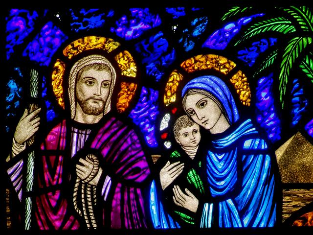 Christmas Jesus Mary and Joseph Stained-Glass Window - A detail of a stained-glass window from St. Edward’s Church in Seattle, Washington, which depicts Jesus with his mother Mary and her husband Joseph, on their way to Egypt. Christmas is marked on the 25 December (7 January for Orthodox Christians) and is the Christian Holy day that marks the birth of Jesus, the son of God. Christmas remains the biggest holiday in the calendar. Christmas Day is a Christian festival, which today it is a largely secular holiday, celebrated with church service late on Christmas Eve and exchange of gifts on Christmas day. - , Christmas, Jesus, Mary, Joseph, stained, glass, window, windows, art, arts, holiday, holidays, feast, feasts, detail, details, St., Edward, church, churches, Seattle, Washington, mother, mothers, husband, husbands, way, ways, Egypt, December, January, Orthodox, Christians, Christian, Holy, day, days, birth, son, soons, God, calendar, calendars, festival, festivals, today, secular, service, services, Eve, exchange, gifts, gift - A detail of a stained-glass window from St. Edward’s Church in Seattle, Washington, which depicts Jesus with his mother Mary and her husband Joseph, on their way to Egypt. Christmas is marked on the 25 December (7 January for Orthodox Christians) and is the Christian Holy day that marks the birth of Jesus, the son of God. Christmas remains the biggest holiday in the calendar. Christmas Day is a Christian festival, which today it is a largely secular holiday, celebrated with church service late on Christmas Eve and exchange of gifts on Christmas day. Решайте бесплатные онлайн Christmas Jesus Mary and Joseph Stained-Glass Window пазлы игры или отправьте Christmas Jesus Mary and Joseph Stained-Glass Window пазл игру приветственную открытку  из puzzles-games.eu.. Christmas Jesus Mary and Joseph Stained-Glass Window пазл, пазлы, пазлы игры, puzzles-games.eu, пазл игры, онлайн пазл игры, игры пазлы бесплатно, бесплатно онлайн пазл игры, Christmas Jesus Mary and Joseph Stained-Glass Window бесплатно пазл игра, Christmas Jesus Mary and Joseph Stained-Glass Window онлайн пазл игра , jigsaw puzzles, Christmas Jesus Mary and Joseph Stained-Glass Window jigsaw puzzle, jigsaw puzzle games, jigsaw puzzles games, Christmas Jesus Mary and Joseph Stained-Glass Window пазл игра открытка, пазлы игры открытки, Christmas Jesus Mary and Joseph Stained-Glass Window пазл игра приветственная открытка