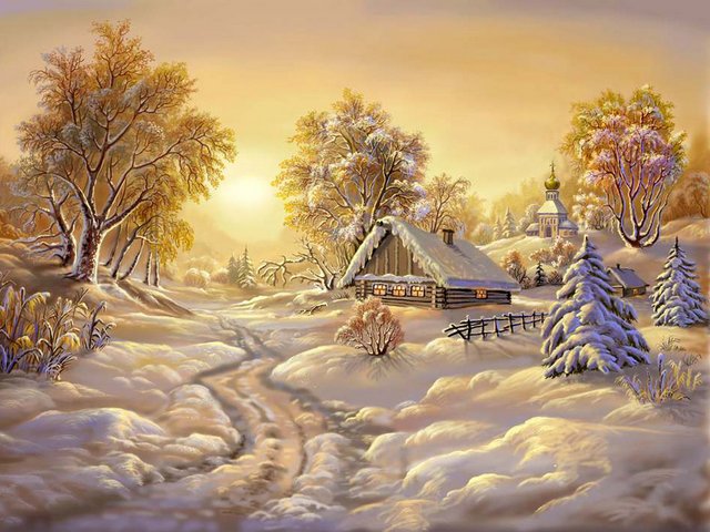 Village in Winter by ViktorTsiganov - The image of village in winter by Victor Tsyganov looks like a fairy tale of Russian winter. Victor Zakharovich Tsyganov was born in 1938. Currently lives in the city of Tiraspol, the capital of the Transnistrian Moldavian Republic. He used to paint in oil and pastel, then got carried away with digital graphics. The artist skill is worthy of high praise. The fabulous winter landscapes of Victor Tsyganov create an atmosphere of comfort and warmth, peace of mind, good mood and nourishe spiritually. - , village, villages, winter, Viktor, Tsiganov, art, arts, image, images, fairy, tale, tales, Russian, 1938, city, cities, Tiraspol, capital, capitalsTransnistrian, Moldavian, Republic, oil, pastel, digital, graphics, artist, artists, skill, skills, praise, fabulous, landscapes, landscape, atmosphere, comfort, warmth, peace, mind, mood, spiritually - The image of village in winter by Victor Tsyganov looks like a fairy tale of Russian winter. Victor Zakharovich Tsyganov was born in 1938. Currently lives in the city of Tiraspol, the capital of the Transnistrian Moldavian Republic. He used to paint in oil and pastel, then got carried away with digital graphics. The artist skill is worthy of high praise. The fabulous winter landscapes of Victor Tsyganov create an atmosphere of comfort and warmth, peace of mind, good mood and nourishe spiritually. Решайте бесплатные онлайн Village in Winter by ViktorTsiganov пазлы игры или отправьте Village in Winter by ViktorTsiganov пазл игру приветственную открытку  из puzzles-games.eu.. Village in Winter by ViktorTsiganov пазл, пазлы, пазлы игры, puzzles-games.eu, пазл игры, онлайн пазл игры, игры пазлы бесплатно, бесплатно онлайн пазл игры, Village in Winter by ViktorTsiganov бесплатно пазл игра, Village in Winter by ViktorTsiganov онлайн пазл игра , jigsaw puzzles, Village in Winter by ViktorTsiganov jigsaw puzzle, jigsaw puzzle games, jigsaw puzzles games, Village in Winter by ViktorTsiganov пазл игра открытка, пазлы игры открытки, Village in Winter by ViktorTsiganov пазл игра приветственная открытка