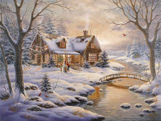 Winter Blessing by Judy Gibson - 'Winter's Blessing' is a beautiful winter landscape, painted by the talented artist Judy Gibson, born in Paris, Texas in 1946, with an art degree from East Texas State University. Judy Gibson enjoyed a very successful career with her original paintings on diverse themes, from landscapes to exquisitely detailed paintings of wildlife, painted with oils, watercolors and colored pencils. - , winter, blessing, Judy, Gibson, art, arts, holidays, holiday, season, seasons, beautiful, landscape, landscapes, talented, artist, artists, Paris, Texas, 1946, degree, East, State, University, universities, successful, career, original, paintings, painting, diverse, themes, theme, exquisitely, detailed, wildlife, oils, watercolors, watercolor, colored, pencils, pencil - 'Winter's Blessing' is a beautiful winter landscape, painted by the talented artist Judy Gibson, born in Paris, Texas in 1946, with an art degree from East Texas State University. Judy Gibson enjoyed a very successful career with her original paintings on diverse themes, from landscapes to exquisitely detailed paintings of wildlife, painted with oils, watercolors and colored pencils. Solve free online Winter Blessing by Judy Gibson puzzle games or send Winter Blessing by Judy Gibson puzzle game greeting ecards  from puzzles-games.eu.. Winter Blessing by Judy Gibson puzzle, puzzles, puzzles games, puzzles-games.eu, puzzle games, online puzzle games, free puzzle games, free online puzzle games, Winter Blessing by Judy Gibson free puzzle game, Winter Blessing by Judy Gibson online puzzle game, jigsaw puzzles, Winter Blessing by Judy Gibson jigsaw puzzle, jigsaw puzzle games, jigsaw puzzles games, Winter Blessing by Judy Gibson puzzle game ecard, puzzles games ecards, Winter Blessing by Judy Gibson puzzle game greeting ecard