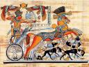 Tutankhamun on his Chariot Wallpaper