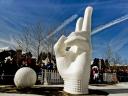 Milite Est Vita Snow Sculpture at Budweiser Competition in Breckenridge Colorado