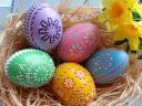Easter Eggs Wax Embossed Polish Pysanky