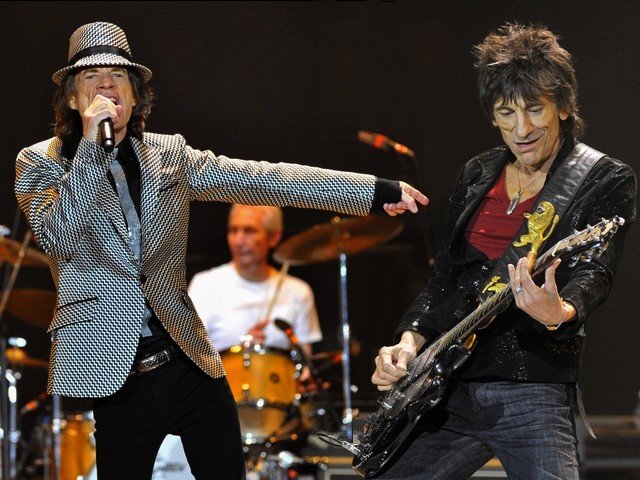 The Rolling Stones on Stage at O2 Arena in London UK Puzzle Spiel 