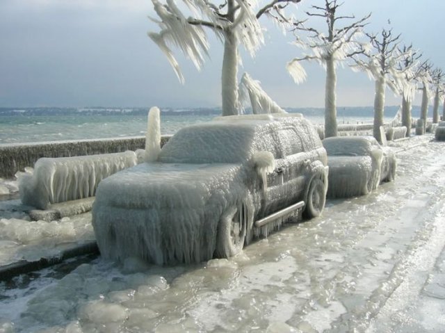 Ice Storm at Versoix Switzerland juego de puzzle 