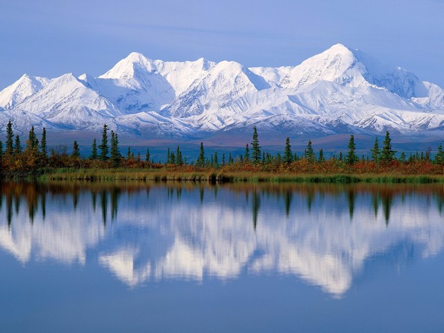 Mount McKinley reflected in Wonder Lake Denali National Park Alaska - Magnificent view of a majestic Mount McKinley (6,168 m), the highest mountain peak in North America, reflected in Wonder Lake, located in Denali National Park, Alaska. The Wonder Lake was created by retreating glaciers and when weather permits, offers visitors stunning views to the pristine nature of the Alaska Range. - , Mount, McKinley, Wonder, Lake, Denali, National, Park, Alaska, nature, natures, magnificent, view, views, majestic, mountain, mountains, peak, peaks, North, America, glaciers, glacier, weather, visitors, visitor, pristine, range, ranges - Magnificent view of a majestic Mount McKinley (6,168 m), the highest mountain peak in North America, reflected in Wonder Lake, located in Denali National Park, Alaska. The Wonder Lake was created by retreating glaciers and when weather permits, offers visitors stunning views to the pristine nature of the Alaska Range. Lösen Sie kostenlose Mount McKinley reflected in Wonder Lake Denali National Park Alaska Online Puzzle Spiele oder senden Sie Mount McKinley reflected in Wonder Lake Denali National Park Alaska Puzzle Spiel Gruß ecards  from puzzles-games.eu.. Mount McKinley reflected in Wonder Lake Denali National Park Alaska puzzle, Rätsel, puzzles, Puzzle Spiele, puzzles-games.eu, puzzle games, Online Puzzle Spiele, kostenlose Puzzle Spiele, kostenlose Online Puzzle Spiele, Mount McKinley reflected in Wonder Lake Denali National Park Alaska kostenlose Puzzle Spiel, Mount McKinley reflected in Wonder Lake Denali National Park Alaska Online Puzzle Spiel, jigsaw puzzles, Mount McKinley reflected in Wonder Lake Denali National Park Alaska jigsaw puzzle, jigsaw puzzle games, jigsaw puzzles games, Mount McKinley reflected in Wonder Lake Denali National Park Alaska Puzzle Spiel ecard, Puzzles Spiele ecards, Mount McKinley reflected in Wonder Lake Denali National Park Alaska Puzzle Spiel Gruß ecards