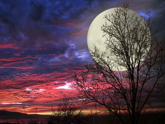 Super Moon Wallpaper Puzzle Spiel 