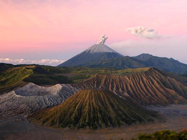 Volcano Indonesia Mount Bromo juego de puzzle 