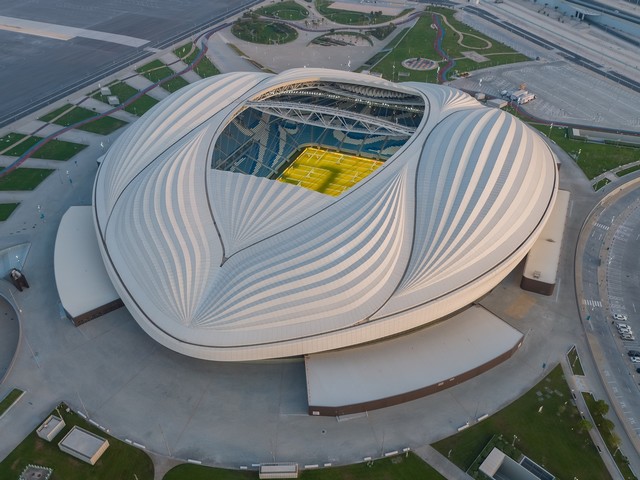 Al Janoub Stadium in Qatar пазл игру 