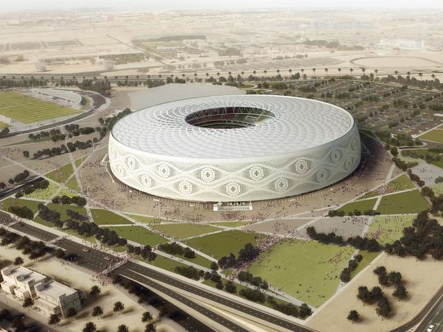 Al Thumama Stadium in Qatar - The circular form of the Al Thumama Stadium is inspired by a very specific piece of attire worn by the men across the Middle East, reminisced the traditional hat gahfiya. <br />
The Al Thumama Stadium is one of eight stadiums, which have been built, renovated, or reconstructed for the FIFA World Cup in Qatar in 2022. It is located near Hamad International Airport, 12km south of central Doha. - , Al, Thumama, stadium, stadiums, Qatar, places, place, sport, sports, circular, form, specific, piece, attire, men, across, Middle, East, traditional, hat, gahfiya, FIFA, World, Cup, 2022, Hamad, International, Airport, Doha - The circular form of the Al Thumama Stadium is inspired by a very specific piece of attire worn by the men across the Middle East, reminisced the traditional hat gahfiya. <br />
The Al Thumama Stadium is one of eight stadiums, which have been built, renovated, or reconstructed for the FIFA World Cup in Qatar in 2022. It is located near Hamad International Airport, 12km south of central Doha. Resuelve rompecabezas en línea gratis Al Thumama Stadium in Qatar juegos puzzle o enviar Al Thumama Stadium in Qatar juego de puzzle tarjetas electrónicas de felicitación  de puzzles-games.eu.. Al Thumama Stadium in Qatar puzzle, puzzles, rompecabezas juegos, puzzles-games.eu, juegos de puzzle, juegos en línea del rompecabezas, juegos gratis puzzle, juegos en línea gratis rompecabezas, Al Thumama Stadium in Qatar juego de puzzle gratuito, Al Thumama Stadium in Qatar juego de rompecabezas en línea, jigsaw puzzles, Al Thumama Stadium in Qatar jigsaw puzzle, jigsaw puzzle games, jigsaw puzzles games, Al Thumama Stadium in Qatar rompecabezas de juego tarjeta electrónica, juegos de puzzles tarjetas electrónicas, Al Thumama Stadium in Qatar puzzle tarjeta electrónica de felicitación