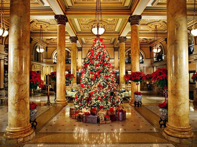 Christmas in Willard Intercontinental Hotel Washington DC пазл игру 