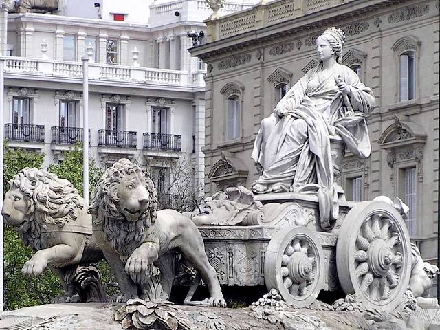 Cibeles Fountain in Madrid Closeup - Closeup of the 'Cibeles Fountain' situated at the 'Plaza de Cibeles' square, which in the years becomes symbolic monument of Madrid. The fountain, built in the reign of Charles III and designed by Ventura Rodr?guez between 1777 and 1782, depicts a marble sculpture of the Roman goddess of fertility Cybele (or Ceres), sitting on a chariot pulled by two lions. The goddess and chariot are the work of Francisco Gutierrez and the lions by Roberto Michel. - , Cibeles, fountain, fountains, Madrid, closeup, places, place, travel, travels, tour, tours, trip, trips, Plaza, square, squares, years, year, symbolic, monument, monuments, reign, reigns, CharlesIII, Ventura, Rodr?guez, 1777, 1782, marble, sculpture, sculptures, Roman, goddess, goddesses, fertility, Cybele, Ceres, chariot, chariots, lions, lion, work, works, Francisco, Gutierrez, Roberto, Michel - Closeup of the 'Cibeles Fountain' situated at the 'Plaza de Cibeles' square, which in the years becomes symbolic monument of Madrid. The fountain, built in the reign of Charles III and designed by Ventura Rodr?guez between 1777 and 1782, depicts a marble sculpture of the Roman goddess of fertility Cybele (or Ceres), sitting on a chariot pulled by two lions. The goddess and chariot are the work of Francisco Gutierrez and the lions by Roberto Michel. Подреждайте безплатни онлайн Cibeles Fountain in Madrid Closeup пъзел игри или изпратете Cibeles Fountain in Madrid Closeup пъзел игра поздравителна картичка  от puzzles-games.eu.. Cibeles Fountain in Madrid Closeup пъзел, пъзели, пъзели игри, puzzles-games.eu, пъзел игри, online пъзел игри, free пъзел игри, free online пъзел игри, Cibeles Fountain in Madrid Closeup free пъзел игра, Cibeles Fountain in Madrid Closeup online пъзел игра, jigsaw puzzles, Cibeles Fountain in Madrid Closeup jigsaw puzzle, jigsaw puzzle games, jigsaw puzzles games, Cibeles Fountain in Madrid Closeup пъзел игра картичка, пъзели игри картички, Cibeles Fountain in Madrid Closeup пъзел игра поздравителна картичка