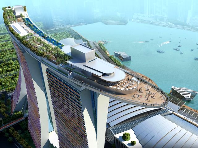 SkyPark of Marina Bay Sands Resort Singapore puzzle game 