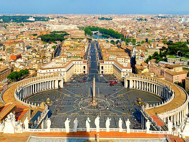Square Saint Peter Vatican City Rome Italy puzzle game 