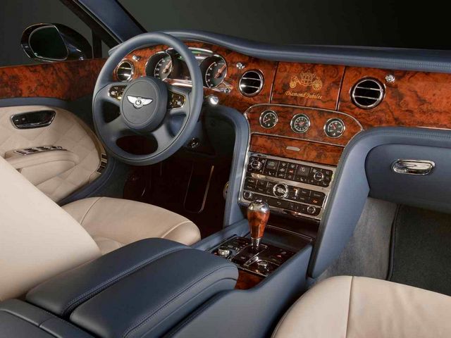 Bentley Mulsanne Diamond Jubilee Edition 2012 Dashboard View - A view of dashboard in Bentley Mulsanne Diamond Jubilee Edition 2012, specially created by Bentley Motors with ultra luxury interior crafted by Mulliner, to celebrate the birthday of Britain's Queen Elizabeth II and 60-th  anniversary of her reign. There have been made just 60 cars in this serie, with a standard Mulsanne twin-turbocharged 6.75 litre V8 engine, wich develops 512 hp at 4,200 rpm and a 1,020 Nm of torque at 1,750 rev/min. That ensures for the massive luxury limousine an acceleration from 0 to 100 km/h in 5.3 seconds and a top speed of 296 km/h. - , Bentley, Mulsanne, diamond, diamonds, jubilee, jubilees, edition, editions, 2012, dashboard, dashboards, view, views, autos, auto, cars, car, automobiles, automobile, motors, motor, ultra, luxury, interior, interiors, Mulliner, birthday, birthdays, Britain, Queen, queens, Elizabeth, 60-th, anniversary, anniversaries, reign, reigns, 60, serie, series, standard, twin-turbocharged, 6.75, litre, litres, V8, engine, engines, 512hp, 4, 200rpm, 1, 020Nm, torque, torques, 1, 750rev/min, massive, luxury, limousine, limousines, acceleration, accelerations, 5.3s, seconds, second, top, speed, speeds, 296km/h - A view of dashboard in Bentley Mulsanne Diamond Jubilee Edition 2012, specially created by Bentley Motors with ultra luxury interior crafted by Mulliner, to celebrate the birthday of Britain's Queen Elizabeth II and 60-th  anniversary of her reign. There have been made just 60 cars in this serie, with a standard Mulsanne twin-turbocharged 6.75 litre V8 engine, wich develops 512 hp at 4,200 rpm and a 1,020 Nm of torque at 1,750 rev/min. That ensures for the massive luxury limousine an acceleration from 0 to 100 km/h in 5.3 seconds and a top speed of 296 km/h. Подреждайте безплатни онлайн Bentley Mulsanne Diamond Jubilee Edition 2012 Dashboard View пъзел игри или изпратете Bentley Mulsanne Diamond Jubilee Edition 2012 Dashboard View пъзел игра поздравителна картичка  от puzzles-games.eu.. Bentley Mulsanne Diamond Jubilee Edition 2012 Dashboard View пъзел, пъзели, пъзели игри, puzzles-games.eu, пъзел игри, online пъзел игри, free пъзел игри, free online пъзел игри, Bentley Mulsanne Diamond Jubilee Edition 2012 Dashboard View free пъзел игра, Bentley Mulsanne Diamond Jubilee Edition 2012 Dashboard View online пъзел игра, jigsaw puzzles, Bentley Mulsanne Diamond Jubilee Edition 2012 Dashboard View jigsaw puzzle, jigsaw puzzle games, jigsaw puzzles games, Bentley Mulsanne Diamond Jubilee Edition 2012 Dashboard View пъзел игра картичка, пъзели игри картички, Bentley Mulsanne Diamond Jubilee Edition 2012 Dashboard View пъзел игра поздравителна картичка