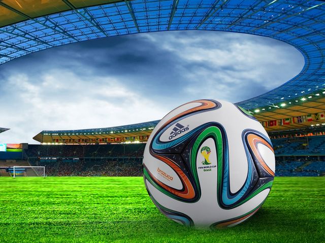 2014 FIFA World Cup Brazil Adidas Brazuca Ball Wallpaper juego de puzzle 