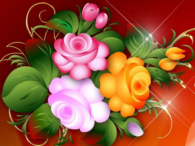 Bright Floral Wallpaper - Floral  wallpaper with a bouquet of bright and beautiful tricolor roses. - , bright, floral, wallpaper, wallpapers, cartoon, cartoons, bouquet, bouquets, beautiful, tricolor, roses, rose - Floral  wallpaper with a bouquet of bright and beautiful tricolor roses. Решайте бесплатные онлайн Bright Floral Wallpaper пазлы игры или отправьте Bright Floral Wallpaper пазл игру приветственную открытку  из puzzles-games.eu.. Bright Floral Wallpaper пазл, пазлы, пазлы игры, puzzles-games.eu, пазл игры, онлайн пазл игры, игры пазлы бесплатно, бесплатно онлайн пазл игры, Bright Floral Wallpaper бесплатно пазл игра, Bright Floral Wallpaper онлайн пазл игра , jigsaw puzzles, Bright Floral Wallpaper jigsaw puzzle, jigsaw puzzle games, jigsaw puzzles games, Bright Floral Wallpaper пазл игра открытка, пазлы игры открытки, Bright Floral Wallpaper пазл игра приветственная открытка