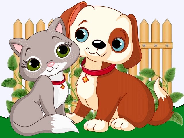 Cat and Dog Wallpaper пазл игру 