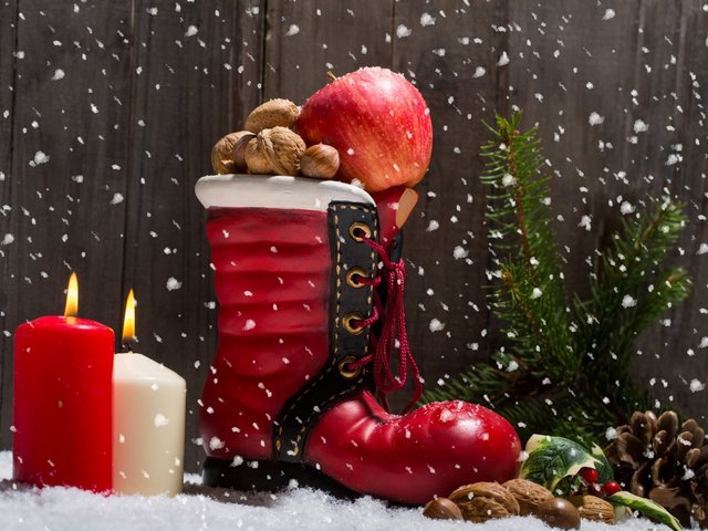 Cute Christmas Background пазл игру 