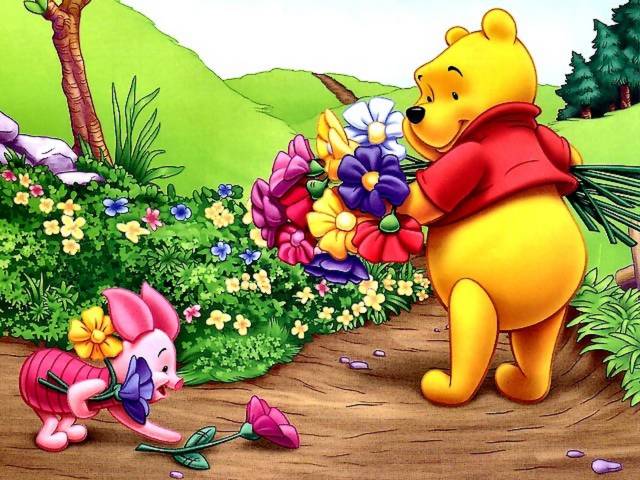 Disney Spring Piglet and Pooh Wallpaper - Piglet and Pooh, the amusing Disney animated heroes, are enjoying picking spring flowers. - , Disney, spring, Piglet, Pooh, wallpaper, wallpapers, cartoon, cartoons, nature, natures, holidays, holiday, season, seasons, amusing, animated, heroes, hero, flowers, flower - Piglet and Pooh, the amusing Disney animated heroes, are enjoying picking spring flowers. Solve free online Disney Spring Piglet and Pooh Wallpaper puzzle games or send Disney Spring Piglet and Pooh Wallpaper puzzle game greeting ecards  from puzzles-games.eu.. Disney Spring Piglet and Pooh Wallpaper puzzle, puzzles, puzzles games, puzzles-games.eu, puzzle games, online puzzle games, free puzzle games, free online puzzle games, Disney Spring Piglet and Pooh Wallpaper free puzzle game, Disney Spring Piglet and Pooh Wallpaper online puzzle game, jigsaw puzzles, Disney Spring Piglet and Pooh Wallpaper jigsaw puzzle, jigsaw puzzle games, jigsaw puzzles games, Disney Spring Piglet and Pooh Wallpaper puzzle game ecard, puzzles games ecards, Disney Spring Piglet and Pooh Wallpaper puzzle game greeting ecard