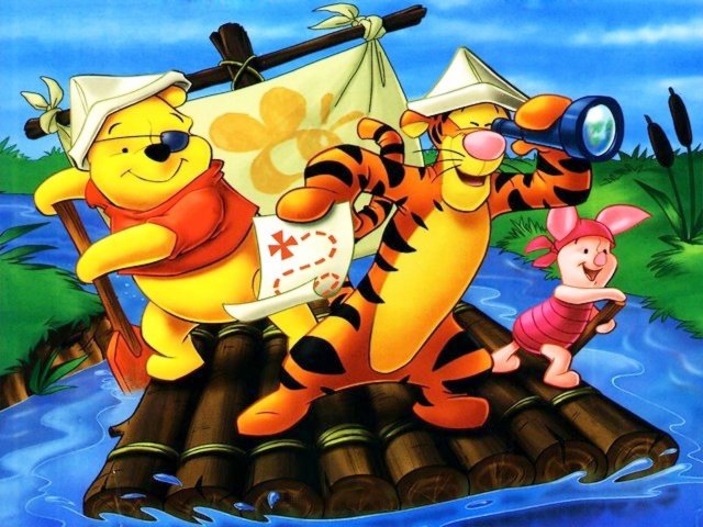 Disney Summertime Winnie the Pooh with Friends Pirates Wallpaper - Wallpaper of the amusing animated heroes by Walt Disney, Winnie the Pooh with his friends Tiger and Piglet, which are enjoying the summertime and as pirates are sailing downstream the river looking for the treasure. - , Disney, summertime, Winnie, Pooh, friends, friend, pirates, pirate, wallpaper, wallpapers, cartoon, cartoons, nature, natures, place, places, holidays, holiday, season, seasons, vacation, vacations, amusing, animated, heroes, hero, Walt, Tiger, tigers, Piglet, piglets, downstream, downstreams, river, rivers, treasure, treasures - Wallpaper of the amusing animated heroes by Walt Disney, Winnie the Pooh with his friends Tiger and Piglet, which are enjoying the summertime and as pirates are sailing downstream the river looking for the treasure. Lösen Sie kostenlose Disney Summertime Winnie the Pooh with Friends Pirates Wallpaper Online Puzzle Spiele oder senden Sie Disney Summertime Winnie the Pooh with Friends Pirates Wallpaper Puzzle Spiel Gruß ecards  from puzzles-games.eu.. Disney Summertime Winnie the Pooh with Friends Pirates Wallpaper puzzle, Rätsel, puzzles, Puzzle Spiele, puzzles-games.eu, puzzle games, Online Puzzle Spiele, kostenlose Puzzle Spiele, kostenlose Online Puzzle Spiele, Disney Summertime Winnie the Pooh with Friends Pirates Wallpaper kostenlose Puzzle Spiel, Disney Summertime Winnie the Pooh with Friends Pirates Wallpaper Online Puzzle Spiel, jigsaw puzzles, Disney Summertime Winnie the Pooh with Friends Pirates Wallpaper jigsaw puzzle, jigsaw puzzle games, jigsaw puzzles games, Disney Summertime Winnie the Pooh with Friends Pirates Wallpaper Puzzle Spiel ecard, Puzzles Spiele ecards, Disney Summertime Winnie the Pooh with Friends Pirates Wallpaper Puzzle Spiel Gruß ecards