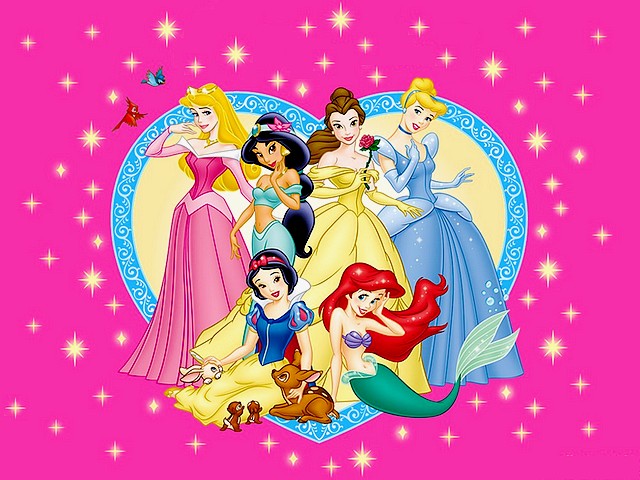 Disney Valentines Day Lovely Princesses Wallpaper Puzzle Spiel 