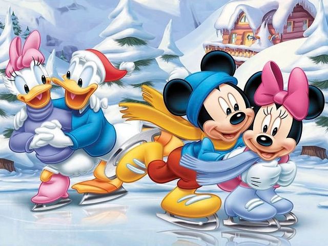 Disney Winter Wallpaper пъзел игра 