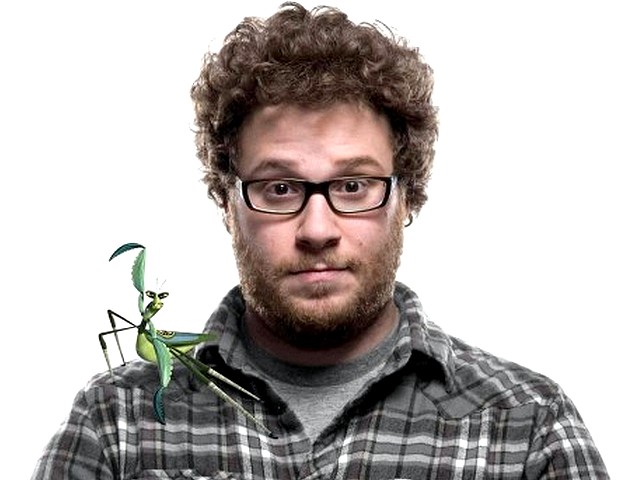 Kung Fu Panda Seth Rogen as Master Mantis пазл игру 