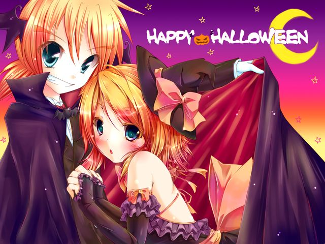 Happy Halloween by Kagamine Len and Kagamine Rin Vocaloid - Happy Halloween by Kagamine Len and Kagamine Rin, characters from Vocaloid2 Vocal Series, a singing synthesizer, developed by Crypton Future Media Ltd., released on December 27, 2007. The 14-year-old Len and his sister Rin are mirror images of twins and virtual singers, and both voiced by the Japanese voice actress Asami Shimoda. - , happy, Halloween, Kagamine, Len, Rin, Vocaloid, cartoon, cartoons, holiday, holidays, music, musics, characters, character, Vocaloid2, vocal, vocals, series, series, singing, synthesizer, synthesizers, Crypton, Future, Media, Ltd., December, 2007, sister, sisters, mirror, images, image, twins, twin, virtual, singers, singer, Japanese, voice, voices, actress, actresses, Asami, Shimoda - Happy Halloween by Kagamine Len and Kagamine Rin, characters from Vocaloid2 Vocal Series, a singing synthesizer, developed by Crypton Future Media Ltd., released on December 27, 2007. The 14-year-old Len and his sister Rin are mirror images of twins and virtual singers, and both voiced by the Japanese voice actress Asami Shimoda. Решайте бесплатные онлайн Happy Halloween by Kagamine Len and Kagamine Rin Vocaloid пазлы игры или отправьте Happy Halloween by Kagamine Len and Kagamine Rin Vocaloid пазл игру приветственную открытку  из puzzles-games.eu.. Happy Halloween by Kagamine Len and Kagamine Rin Vocaloid пазл, пазлы, пазлы игры, puzzles-games.eu, пазл игры, онлайн пазл игры, игры пазлы бесплатно, бесплатно онлайн пазл игры, Happy Halloween by Kagamine Len and Kagamine Rin Vocaloid бесплатно пазл игра, Happy Halloween by Kagamine Len and Kagamine Rin Vocaloid онлайн пазл игра , jigsaw puzzles, Happy Halloween by Kagamine Len and Kagamine Rin Vocaloid jigsaw puzzle, jigsaw puzzle games, jigsaw puzzles games, Happy Halloween by Kagamine Len and Kagamine Rin Vocaloid пазл игра открытка, пазлы игры открытки, Happy Halloween by Kagamine Len and Kagamine Rin Vocaloid пазл игра приветственная открытка