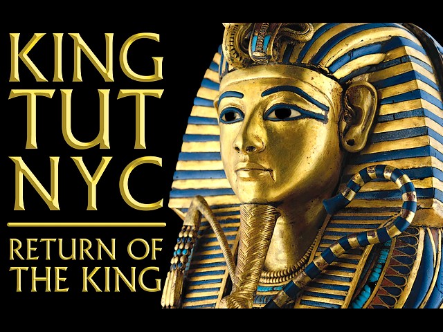 King Tut Exhibition at Discovery Times Square in New York USA Poster пазл игру 