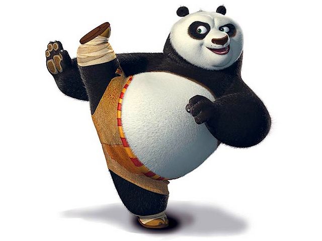 Kung Fu Panda 2 Master Po Pose from Martial Arts Wallpaper Puzzle Spiel 