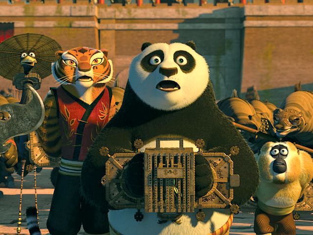 Kung Fu Panda 2 Po and Furious Five Captives puzzle game 