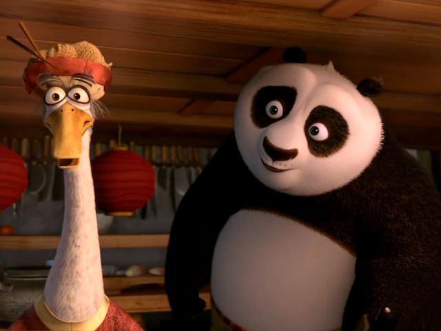 Kung Fu Panda 2 Po with Mr. Ping juego de puzzle 