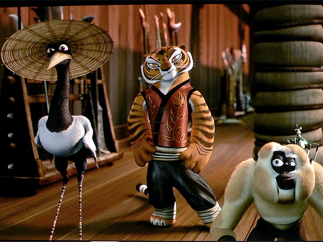 Kung Fu Panda Furious Five Dragon Warrior Party пазл игру 