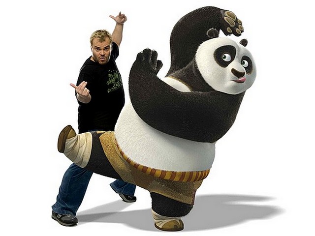 Kung Fu Panda Jack Black as Giant Panda Po пазл игру 