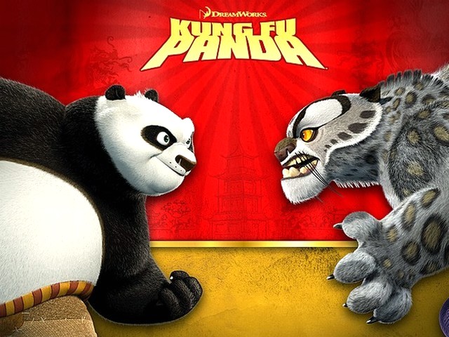 Kung Fu Panda Po and Tai Lung Wallpaper juego de puzzle 
