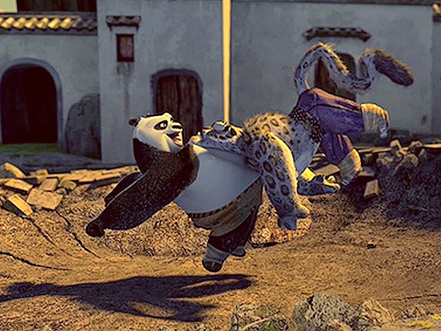 Kung Fu Panda Po wins the Battle using his Assets пазл игру 