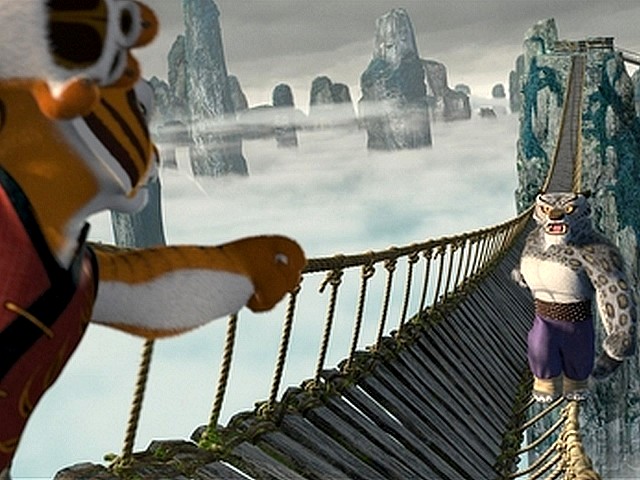 Kung Fu Panda Tigress meets Tai Lung on Rope Bridge - Master Tigress from 'Kung Fu Panda' meets face to face in combat her adoptive brother Tai Lung on a Rope Bridge at the Thread of Hope. - , Kung, Fu, Panda, Tigress, tigressess, Tai, Lung, Rope, Bridge, bridges, cartoon, cartoons, film, films, movie, movies, picture, pictures, adventure, adventures, comedy, comedies, martial, arts, art, action, actions, Master, masters, face, faces, combat, combats, adoptive, brother, brothers, Thread, Hope, hopes - Master Tigress from 'Kung Fu Panda' meets face to face in combat her adoptive brother Tai Lung on a Rope Bridge at the Thread of Hope. Решайте бесплатные онлайн Kung Fu Panda Tigress meets Tai Lung on Rope Bridge пазлы игры или отправьте Kung Fu Panda Tigress meets Tai Lung on Rope Bridge пазл игру приветственную открытку  из puzzles-games.eu.. Kung Fu Panda Tigress meets Tai Lung on Rope Bridge пазл, пазлы, пазлы игры, puzzles-games.eu, пазл игры, онлайн пазл игры, игры пазлы бесплатно, бесплатно онлайн пазл игры, Kung Fu Panda Tigress meets Tai Lung on Rope Bridge бесплатно пазл игра, Kung Fu Panda Tigress meets Tai Lung on Rope Bridge онлайн пазл игра , jigsaw puzzles, Kung Fu Panda Tigress meets Tai Lung on Rope Bridge jigsaw puzzle, jigsaw puzzle games, jigsaw puzzles games, Kung Fu Panda Tigress meets Tai Lung on Rope Bridge пазл игра открытка, пазлы игры открытки, Kung Fu Panda Tigress meets Tai Lung on Rope Bridge пазл игра приветственная открытка