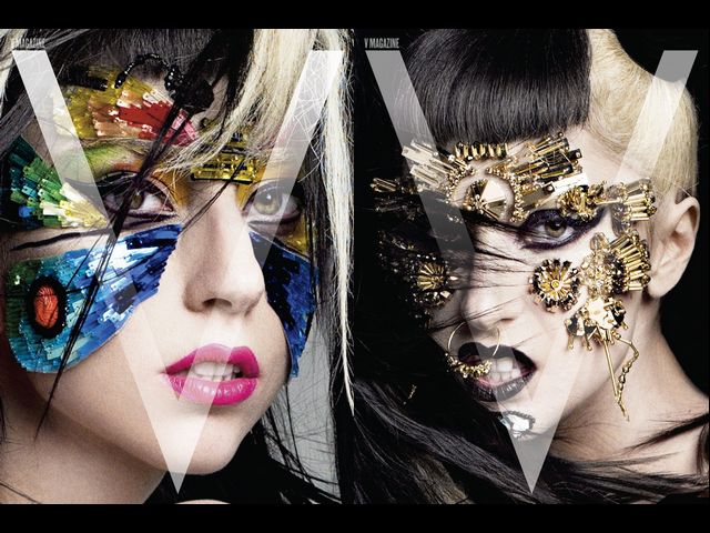 Lady Gaga V Magazine styled by Nicola Formichetti Puzzle Spiel 
