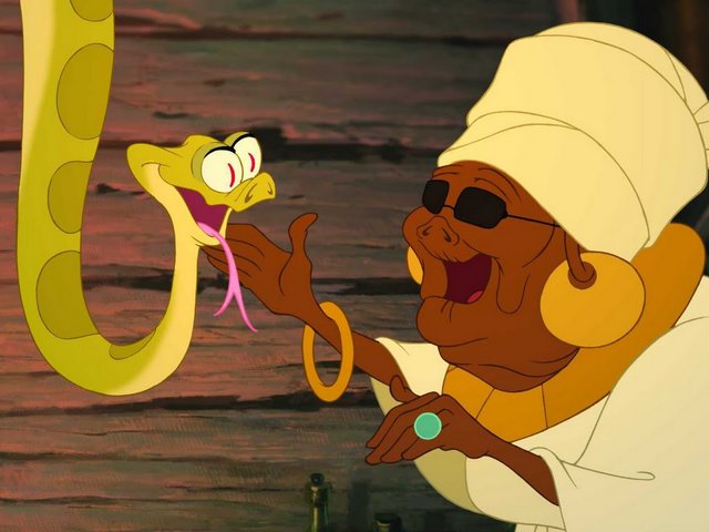 Mama Odie with Juju Princess and the Frog Puzzle Spiel 