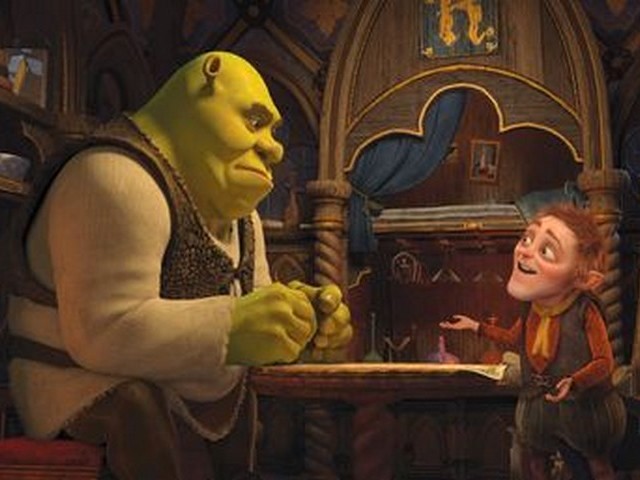 Shrek and Rumpelshtiltshen пъзел игра 