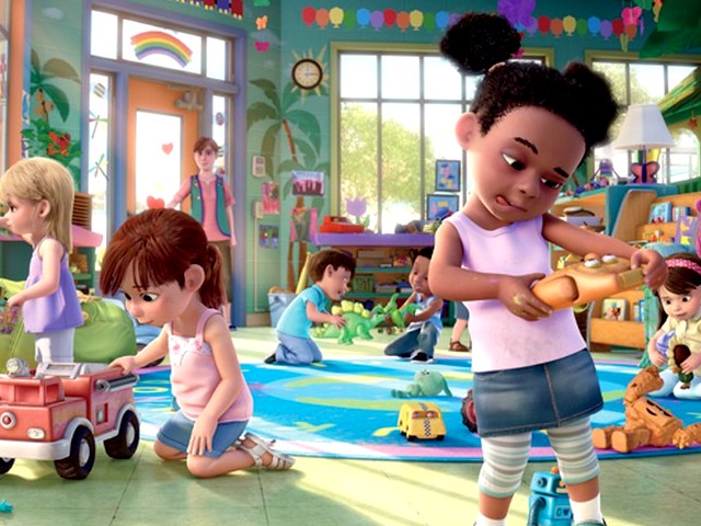 Toy Story 3 Children play with Toys Puzzle Spiel 