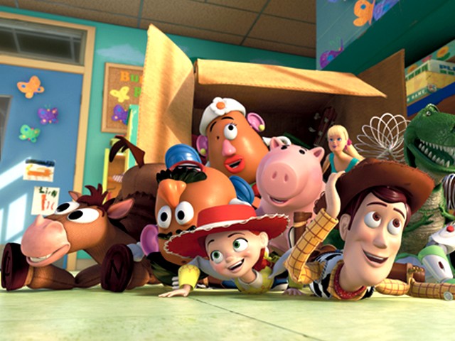 Toy Story 3 Toys in a Trash Bag пазл игру 