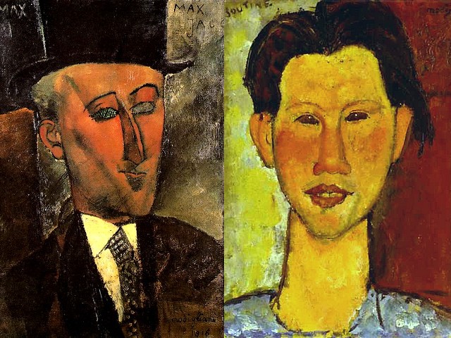 Amadeo Modigliani Portrait of Max Jacob and Portrait of Chaim Soutine - 'Portrait of Max Jacob' (1916, oil on canvas, Art Academy, North Rhine-Westphalia, Dusseldorf, Germany), a French poet, painter, writer, and critic (1876-1944), a painting by the bohemian artist and posthumous legend Amadeo Modigliani, influenced by the geometric style of Cubism. From the series of portraits of contemporary artists and Modigliani's friends in Montparnasse is the 'Portrait of Chaim Soutine' (1915, oil on board, National Gallery, Stuttgart, Germany), a Jewish painter expressionist from Belarus, forerunner of Abstract Expressionism and  proponent of European style of Rembrandt, Chardin, and Courbet. - , Amadeo, Modigliani, portrait, portraits, Max, Jacob, Chaim, Soutine, art, arts, painter, painters, artist, artists, sculptor, sculptors, Expressionist, Expressionists, 1916, oil, canvas, Academy, North, Rhine-Westphalia, Dusseldorf, Germany, French, poet, poets, writer, writers, critic, critics, 1876-1944, painting, paintings, bohemian, posthumous, legend, legends, geometric, style, styles, Cubism, series, serie, contemporary, friends, friend, Montparnasse, 1915, board, boards, National, Gallery, galleries, Stuttgart, Jewish, Belarus, forerunner, forerunners, abstract, proponent, proponents, European, style, styles, Rembrandt, Chardin, Courbet - 'Portrait of Max Jacob' (1916, oil on canvas, Art Academy, North Rhine-Westphalia, Dusseldorf, Germany), a French poet, painter, writer, and critic (1876-1944), a painting by the bohemian artist and posthumous legend Amadeo Modigliani, influenced by the geometric style of Cubism. From the series of portraits of contemporary artists and Modigliani's friends in Montparnasse is the 'Portrait of Chaim Soutine' (1915, oil on board, National Gallery, Stuttgart, Germany), a Jewish painter expressionist from Belarus, forerunner of Abstract Expressionism and  proponent of European style of Rembrandt, Chardin, and Courbet. Подреждайте безплатни онлайн Amadeo Modigliani Portrait of Max Jacob and Portrait of Chaim Soutine пъзел игри или изпратете Amadeo Modigliani Portrait of Max Jacob and Portrait of Chaim Soutine пъзел игра поздравителна картичка  от puzzles-games.eu.. Amadeo Modigliani Portrait of Max Jacob and Portrait of Chaim Soutine пъзел, пъзели, пъзели игри, puzzles-games.eu, пъзел игри, online пъзел игри, free пъзел игри, free online пъзел игри, Amadeo Modigliani Portrait of Max Jacob and Portrait of Chaim Soutine free пъзел игра, Amadeo Modigliani Portrait of Max Jacob and Portrait of Chaim Soutine online пъзел игра, jigsaw puzzles, Amadeo Modigliani Portrait of Max Jacob and Portrait of Chaim Soutine jigsaw puzzle, jigsaw puzzle games, jigsaw puzzles games, Amadeo Modigliani Portrait of Max Jacob and Portrait of Chaim Soutine пъзел игра картичка, пъзели игри картички, Amadeo Modigliani Portrait of Max Jacob and Portrait of Chaim Soutine пъзел игра поздравителна картичка