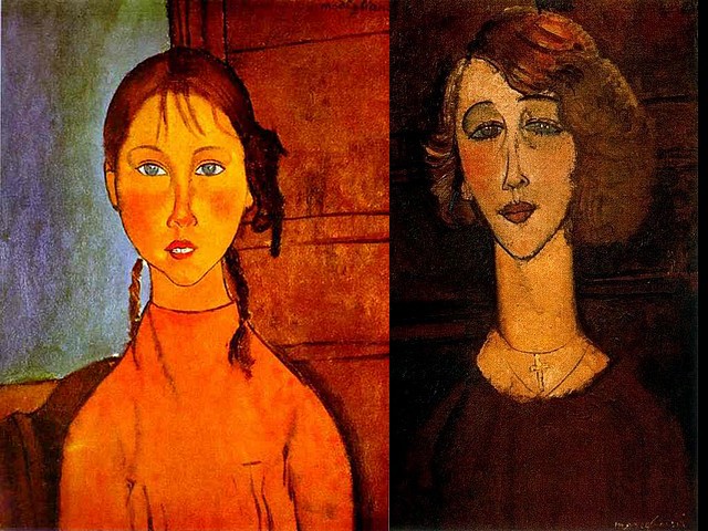 Amedeo Modigliani Girl with Braids and Lalotte - 'Girl with Braids' (1918, oil on canvas, Nagoya City Art Museum, Japan), one of the three most attractive and  popular paintings of children in close-up, made by Amedeo Modigliani in Nice, when he had trouble to find adult models and portrait of 'Lalotte'(1916, oil on canvas, National Museum of Modern Art, Centre Georges Pompidou, Paris, France). - , Amedeo, Modigliani, girl, girls, braids, braid, Lalotte, art, arts, painter, painters, artist, artists, sculptor, sculptors, Expressionist, Expressionists, 1918, oil, canvas, Nagoya, City, cities, Museum, museums, Japan, attractive, popular, paintings, painting, children, child, close-up, Nice, trouble, troubles, adult, models, model, portrait, portraits, National, Modern, Centre, Georges, Pompidou, Paris, France - 'Girl with Braids' (1918, oil on canvas, Nagoya City Art Museum, Japan), one of the three most attractive and  popular paintings of children in close-up, made by Amedeo Modigliani in Nice, when he had trouble to find adult models and portrait of 'Lalotte'(1916, oil on canvas, National Museum of Modern Art, Centre Georges Pompidou, Paris, France). Solve free online Amedeo Modigliani Girl with Braids and Lalotte puzzle games or send Amedeo Modigliani Girl with Braids and Lalotte puzzle game greeting ecards  from puzzles-games.eu.. Amedeo Modigliani Girl with Braids and Lalotte puzzle, puzzles, puzzles games, puzzles-games.eu, puzzle games, online puzzle games, free puzzle games, free online puzzle games, Amedeo Modigliani Girl with Braids and Lalotte free puzzle game, Amedeo Modigliani Girl with Braids and Lalotte online puzzle game, jigsaw puzzles, Amedeo Modigliani Girl with Braids and Lalotte jigsaw puzzle, jigsaw puzzle games, jigsaw puzzles games, Amedeo Modigliani Girl with Braids and Lalotte puzzle game ecard, puzzles games ecards, Amedeo Modigliani Girl with Braids and Lalotte puzzle game greeting ecard