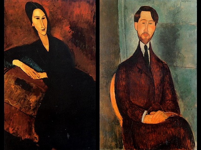 Amedeo Modigliani Madame Zborowska on a Sofa  and Leopold Zborowski juego de puzzle 