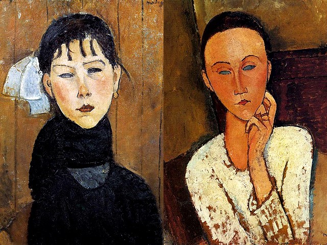 Amedeo Modigliani Marie and Lunia Czechowska Left Hand on her Cheek - Portraits of 'Marie' (1918, Kunstmuseum Basel, Switzerland), known as 'Marie, fille du peuple - La Petite Marie' ('Mary, daughter of the people - Little Marie') and 'Lunia Czechowska Left Hand on her Cheek' (1918, painting oil on board laid down on cradled panel, private collection), made by the Italian painter and sculptor Amedeo Modigliani (1884-1920). - , Amedeo, Modigliani, Marie, Lunia, Czechowska, left, hand, hands, cheek, cheeks, art, arts, painter, painters, artist, artists, sculptor, sculptors, Expressionist, Expressionists, portraits, portrait, 1918, Kunstmuseum, Basel, Switzerland, daughter, daughters, people, little, 1918, painting, paintings, oil, board, boards, cradled, panel, panels, private, collection, collections, Italian, 1884-1920 - Portraits of 'Marie' (1918, Kunstmuseum Basel, Switzerland), known as 'Marie, fille du peuple - La Petite Marie' ('Mary, daughter of the people - Little Marie') and 'Lunia Czechowska Left Hand on her Cheek' (1918, painting oil on board laid down on cradled panel, private collection), made by the Italian painter and sculptor Amedeo Modigliani (1884-1920). Resuelve rompecabezas en línea gratis Amedeo Modigliani Marie and Lunia Czechowska Left Hand on her Cheek juegos puzzle o enviar Amedeo Modigliani Marie and Lunia Czechowska Left Hand on her Cheek juego de puzzle tarjetas electrónicas de felicitación  de puzzles-games.eu.. Amedeo Modigliani Marie and Lunia Czechowska Left Hand on her Cheek puzzle, puzzles, rompecabezas juegos, puzzles-games.eu, juegos de puzzle, juegos en línea del rompecabezas, juegos gratis puzzle, juegos en línea gratis rompecabezas, Amedeo Modigliani Marie and Lunia Czechowska Left Hand on her Cheek juego de puzzle gratuito, Amedeo Modigliani Marie and Lunia Czechowska Left Hand on her Cheek juego de rompecabezas en línea, jigsaw puzzles, Amedeo Modigliani Marie and Lunia Czechowska Left Hand on her Cheek jigsaw puzzle, jigsaw puzzle games, jigsaw puzzles games, Amedeo Modigliani Marie and Lunia Czechowska Left Hand on her Cheek rompecabezas de juego tarjeta electrónica, juegos de puzzles tarjetas electrónicas, Amedeo Modigliani Marie and Lunia Czechowska Left Hand on her Cheek puzzle tarjeta electrónica de felicitación