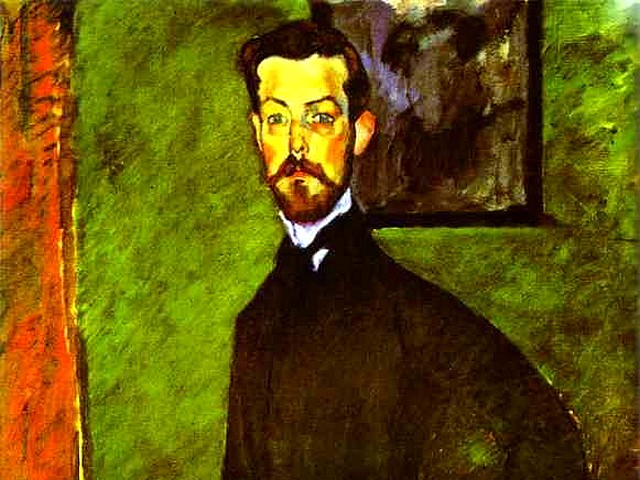 Amedeo Modigliani Portrait of Paul Alexandre against a Green Background Puzzle Spiel 