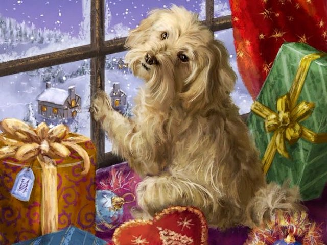 Awaiting Christmas by Marcello Corti - Beatiful illustration by the Italian artist Marcello Corti, with charming puppy sitting infront of window awaiting Christmas. Each painting by Marcello Corti has its own fabulous life, that return us for a moment to childhood. - , Awaiting, Christmas, Marcello, Corti, art, arts, holiday, holidays, beatiful, illustration, illustrations, Italian, artist, artists, charming, puppy, puppies, window, windows, painting, paintings, fabulous, life, childhood - Beatiful illustration by the Italian artist Marcello Corti, with charming puppy sitting infront of window awaiting Christmas. Each painting by Marcello Corti has its own fabulous life, that return us for a moment to childhood. Подреждайте безплатни онлайн Awaiting Christmas by Marcello Corti пъзел игри или изпратете Awaiting Christmas by Marcello Corti пъзел игра поздравителна картичка  от puzzles-games.eu.. Awaiting Christmas by Marcello Corti пъзел, пъзели, пъзели игри, puzzles-games.eu, пъзел игри, online пъзел игри, free пъзел игри, free online пъзел игри, Awaiting Christmas by Marcello Corti free пъзел игра, Awaiting Christmas by Marcello Corti online пъзел игра, jigsaw puzzles, Awaiting Christmas by Marcello Corti jigsaw puzzle, jigsaw puzzle games, jigsaw puzzles games, Awaiting Christmas by Marcello Corti пъзел игра картичка, пъзели игри картички, Awaiting Christmas by Marcello Corti пъзел игра поздравителна картичка
